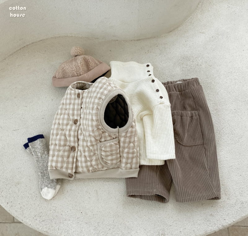 COTTON HOUSE - Korean Children Fashion - #Kfashion4kids - Danjjak Knit Turtleneck Tee - 9
