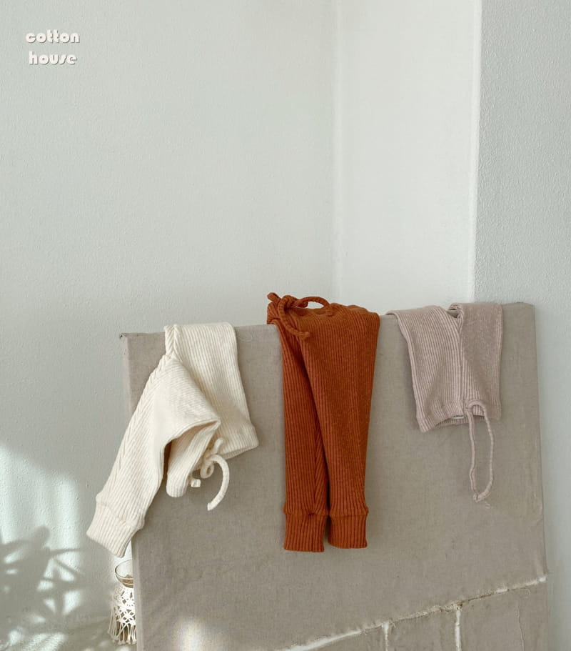 COTTON HOUSE - Korean Children Fashion - #Kfashion4kids - Macaroon Fleece Leggings