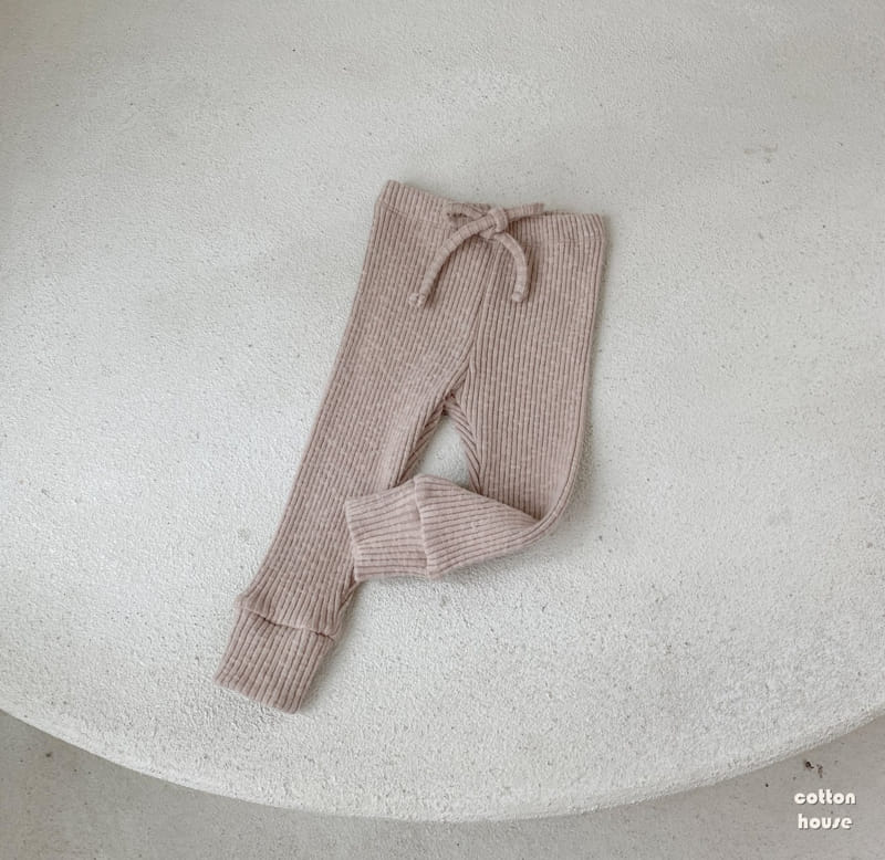 COTTON HOUSE - Korean Children Fashion - #Kfashion4kids - Macaroon Fleece Leggings - 3