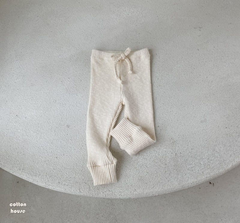 COTTON HOUSE - Korean Children Fashion - #Kfashion4kids - Macaroon Fleece Leggings - 4