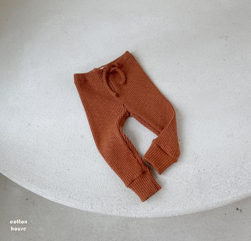 COTTON HOUSE - Korean Children Fashion - #Kfashion4kids - Macaroon Fleece Leggings - 5
