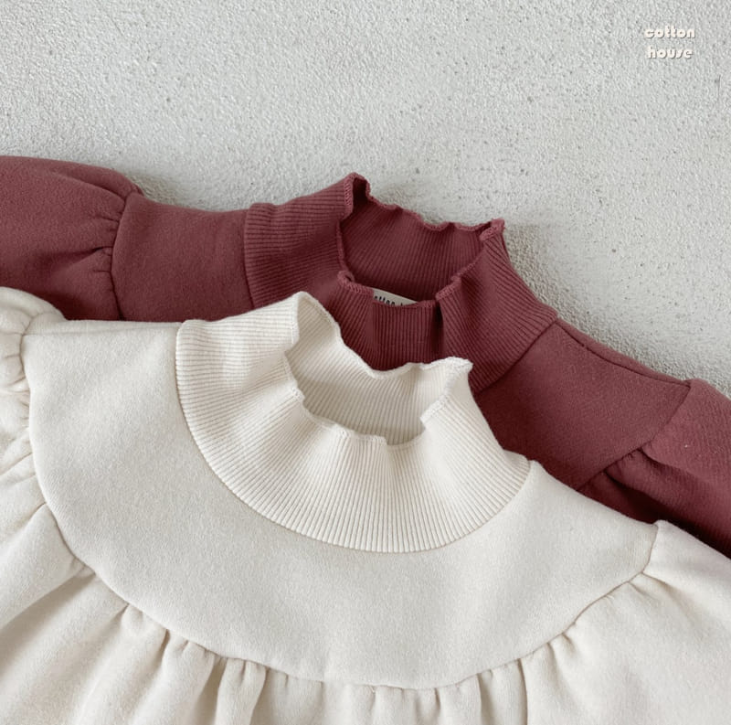 COTTON HOUSE - Korean Children Fashion - #Kfashion4kids - Puff Fleece Sweatshirt - 2