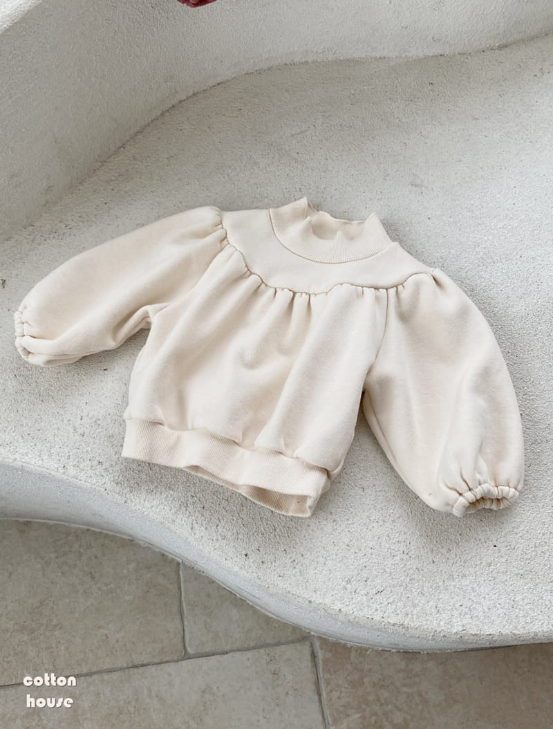 COTTON HOUSE - Korean Children Fashion - #Kfashion4kids - Puff Fleece Sweatshirt - 3