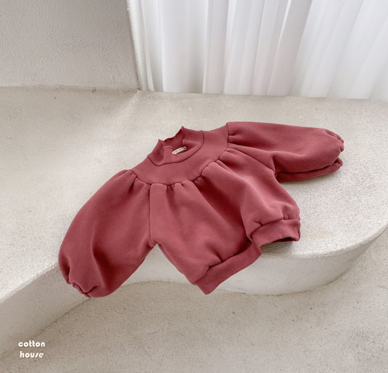COTTON HOUSE - Korean Children Fashion - #Kfashion4kids - Puff Fleece Sweatshirt - 9