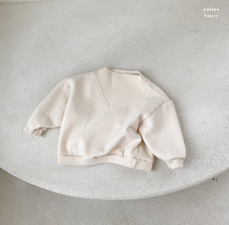 COTTON HOUSE - Korean Children Fashion - #Kfashion4kids - Banding Neck Sweatshirt - 3