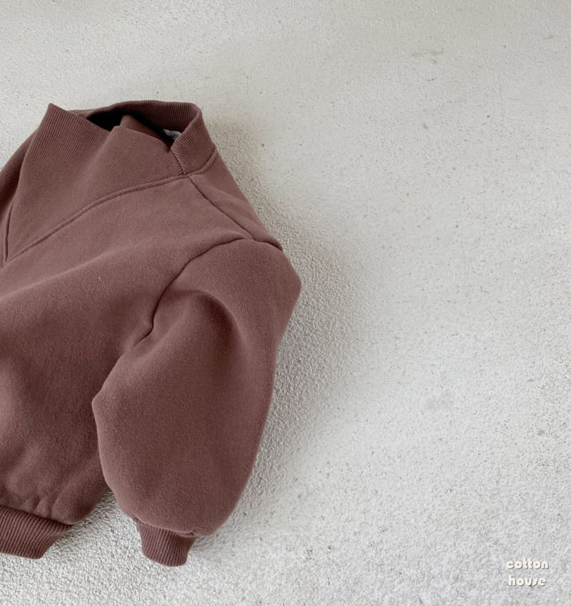 COTTON HOUSE - Korean Children Fashion - #Kfashion4kids - Banding Neck Sweatshirt - 4