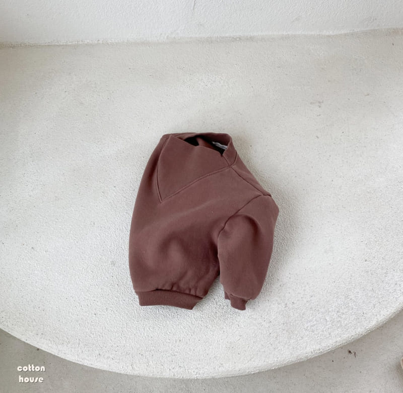 COTTON HOUSE - Korean Children Fashion - #Kfashion4kids - Banding Neck Sweatshirt - 7