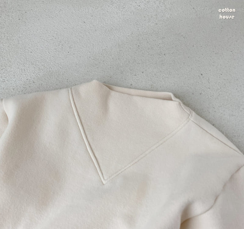COTTON HOUSE - Korean Children Fashion - #Kfashion4kids - Banding Neck Sweatshirt - 8