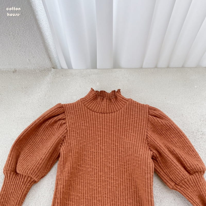COTTON HOUSE - Korean Children Fashion - #Kfashion4kids - Rib Puff Tee - 5