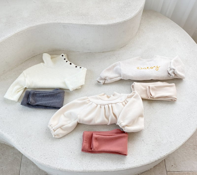 COTTON HOUSE - Korean Children Fashion - #Kfashion4kids - Adel Fleece Leggings - 10