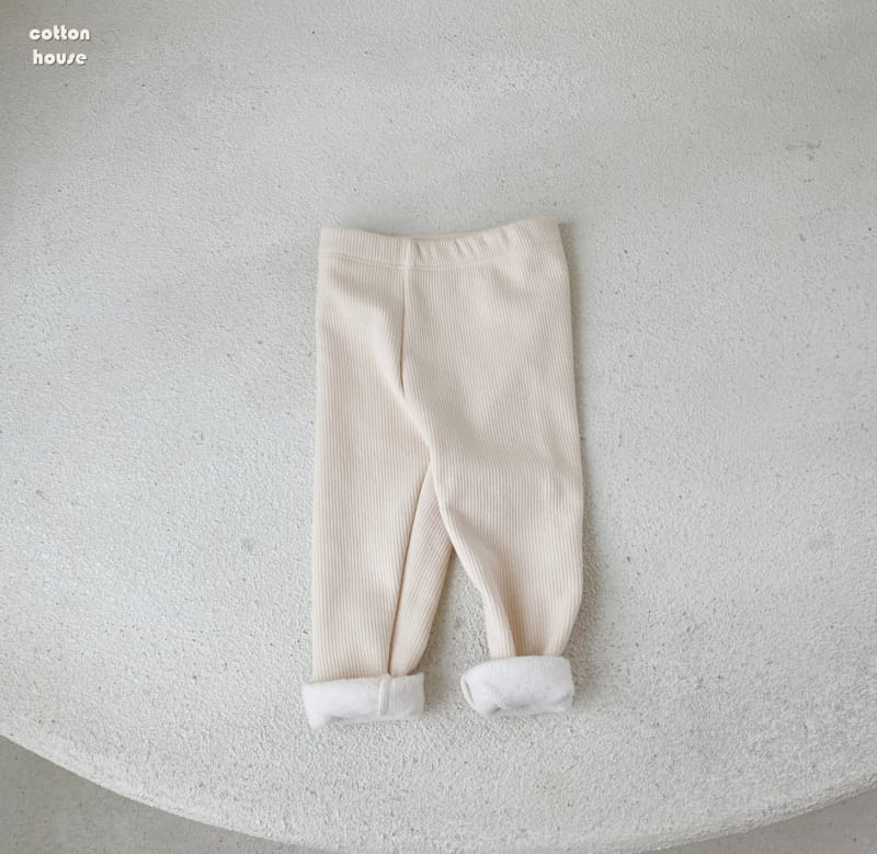 COTTON HOUSE - Korean Children Fashion - #Kfashion4kids - Adel Fleece Leggings - 3