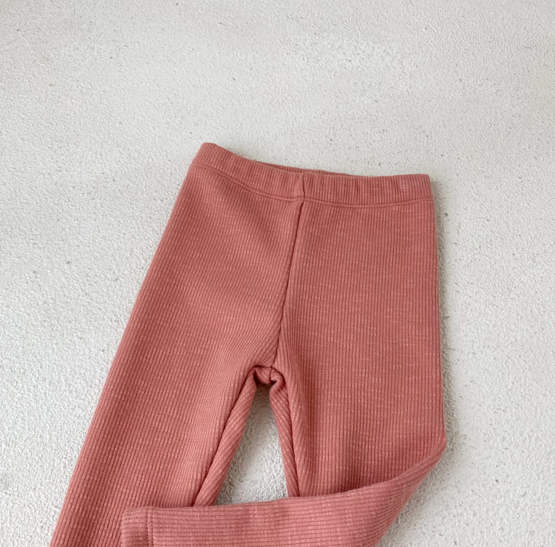 COTTON HOUSE - Korean Children Fashion - #Kfashion4kids - Adel Fleece Leggings - 6