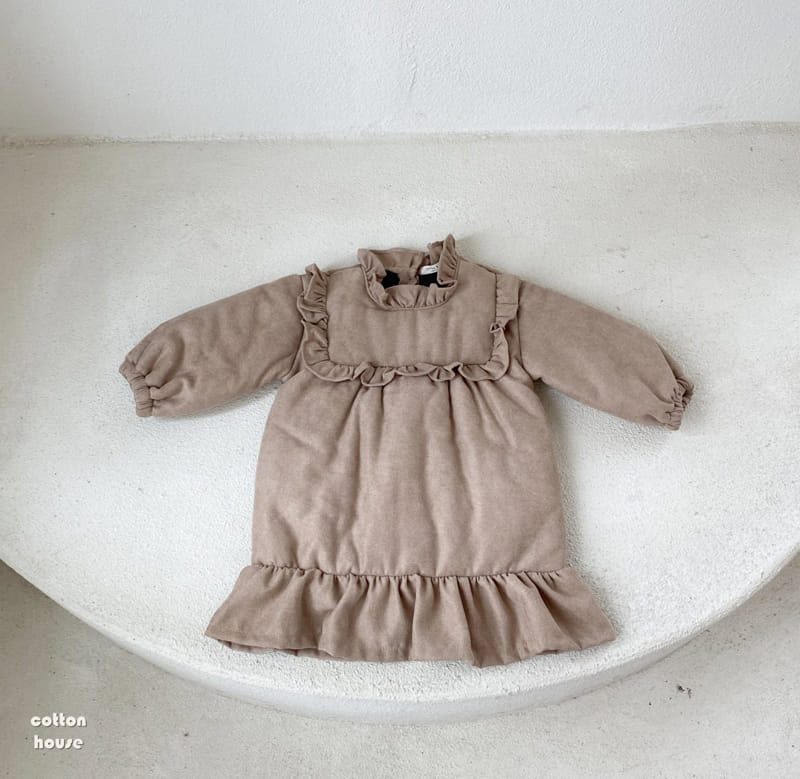 COTTON HOUSE - Korean Children Fashion - #Kfashion4kids - Frill Bonding One-piece - 4