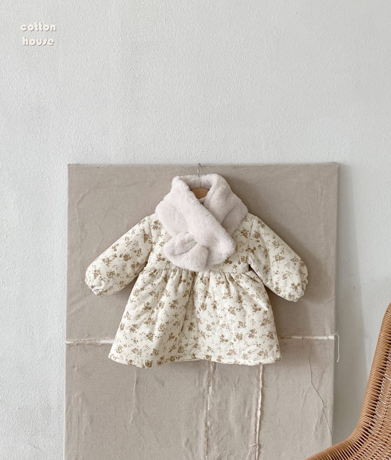 COTTON HOUSE - Korean Children Fashion - #Kfashion4kids - Flower Bonding One-piece - 2