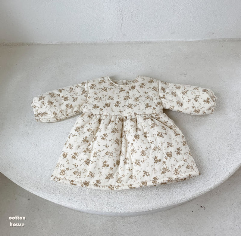 COTTON HOUSE - Korean Children Fashion - #Kfashion4kids - Flower Bonding One-piece - 5