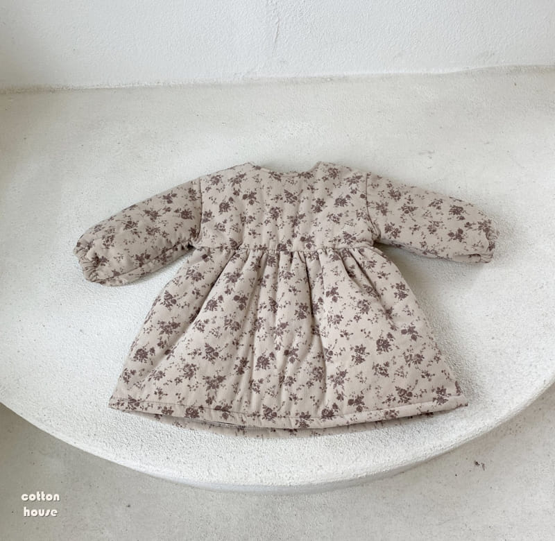 COTTON HOUSE - Korean Children Fashion - #Kfashion4kids - Flower Bonding One-piece - 6