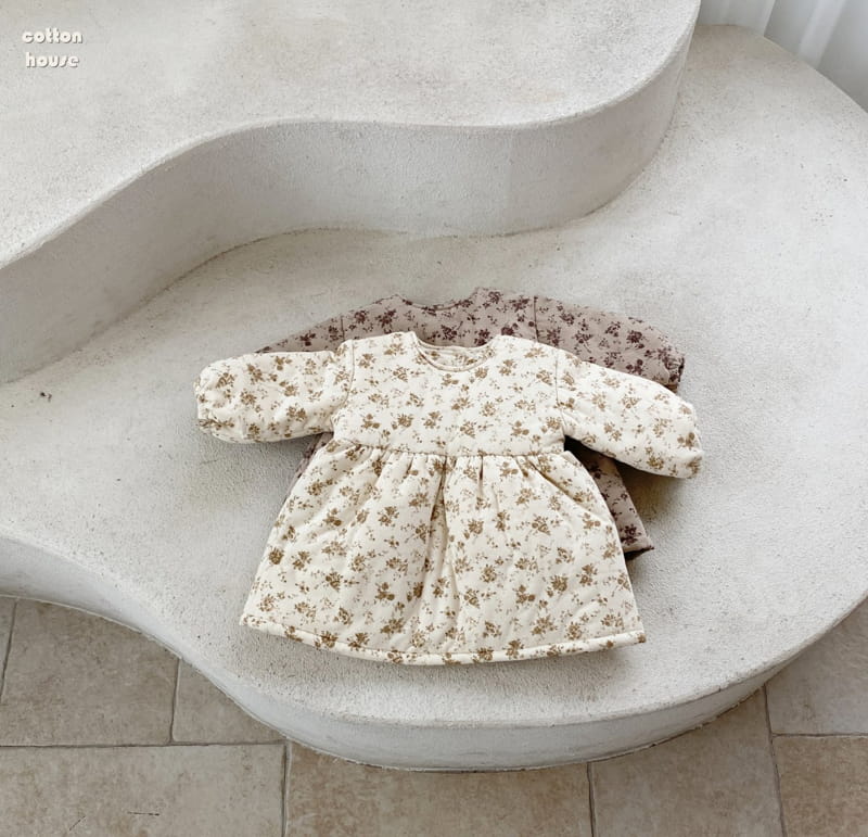 COTTON HOUSE - Korean Children Fashion - #Kfashion4kids - Flower Bonding One-piece - 7