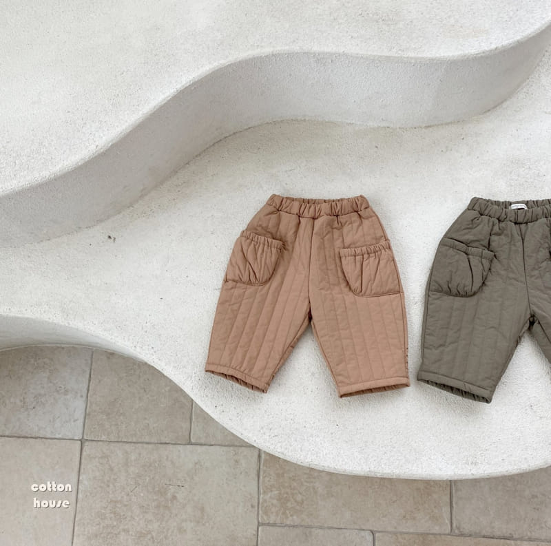 COTTON HOUSE - Korean Children Fashion - #Kfashion4kids - Padding Pocket Pants - 4