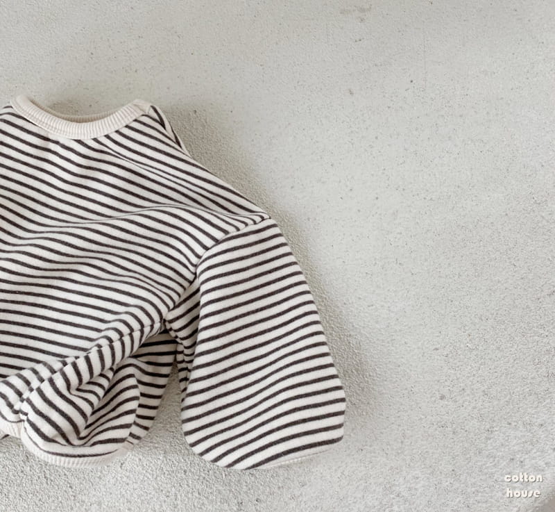 COTTON HOUSE - Korean Children Fashion - #Kfashion4kids - Ruppa Stripes Tee - 5