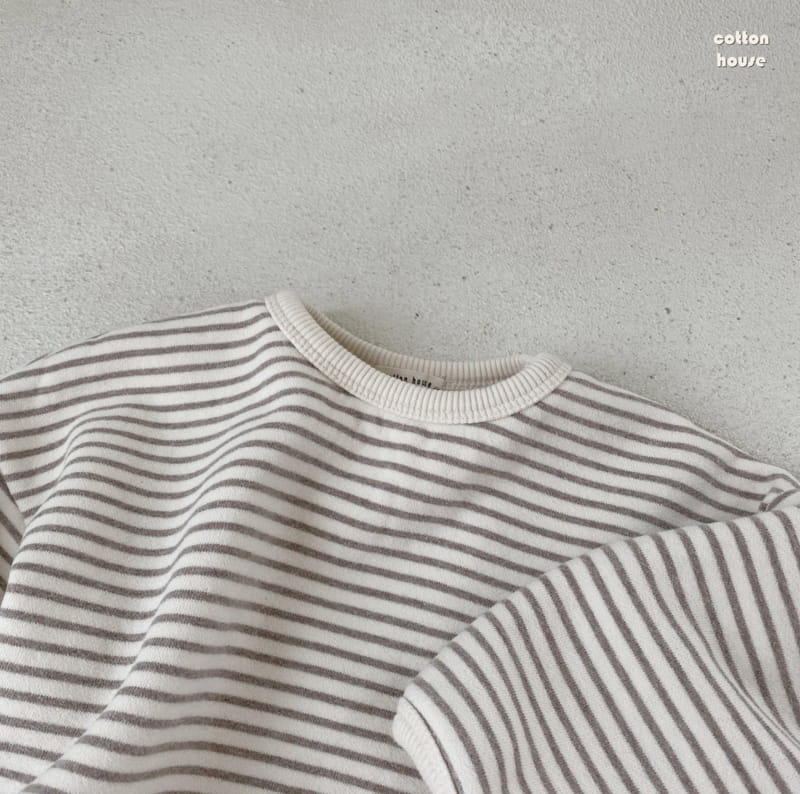COTTON HOUSE - Korean Children Fashion - #Kfashion4kids - Ruppa Stripes Tee - 8