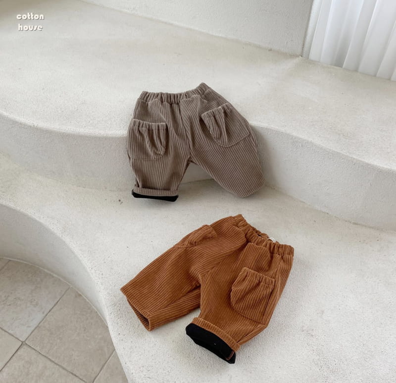 COTTON HOUSE - Korean Children Fashion - #Kfashion4kids - Rib Pocket Pants