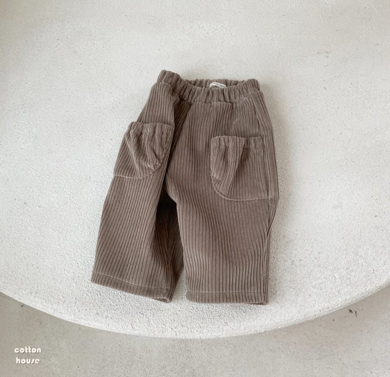 COTTON HOUSE - Korean Children Fashion - #Kfashion4kids - Rib Pocket Pants - 2