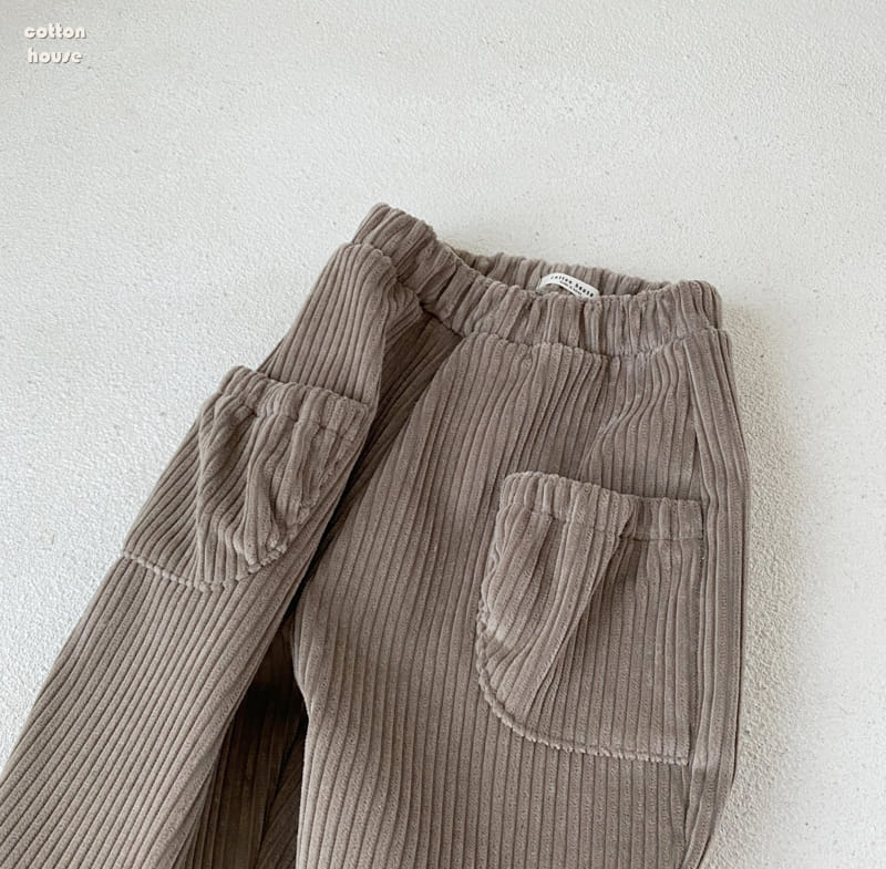 COTTON HOUSE - Korean Children Fashion - #Kfashion4kids - Rib Pocket Pants - 5