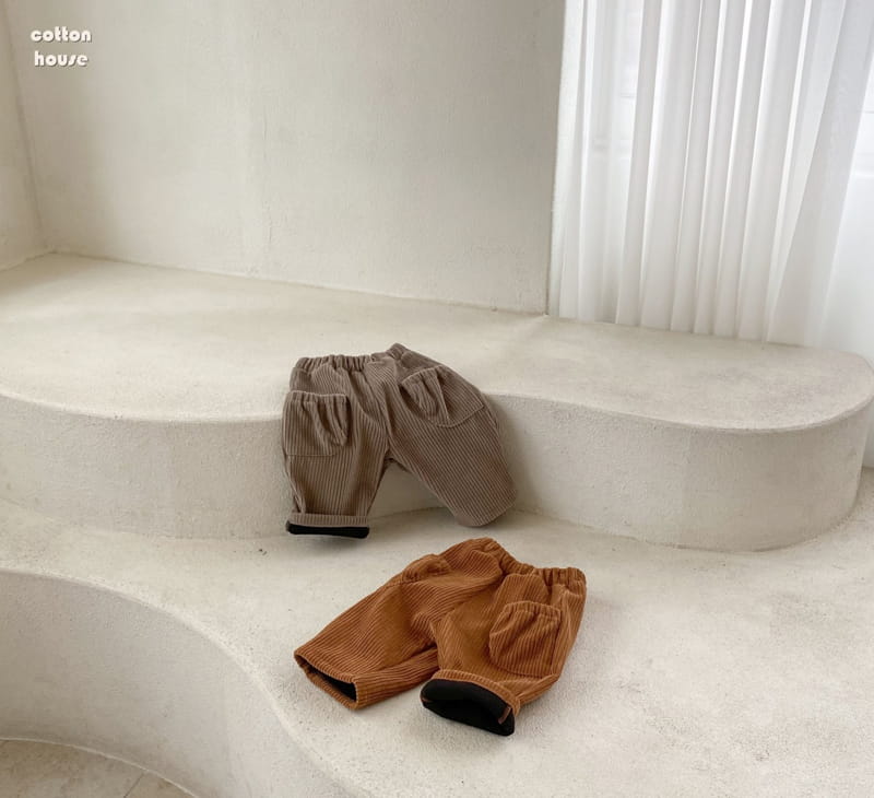 COTTON HOUSE - Korean Children Fashion - #Kfashion4kids - Rib Pocket Pants - 9