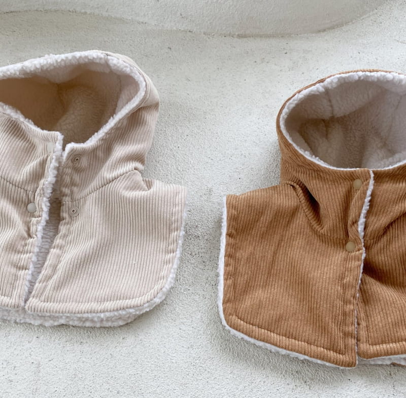 COTTON HOUSE - Korean Children Fashion - #Kfashion4kids - Rib Hoody Warmer - 3