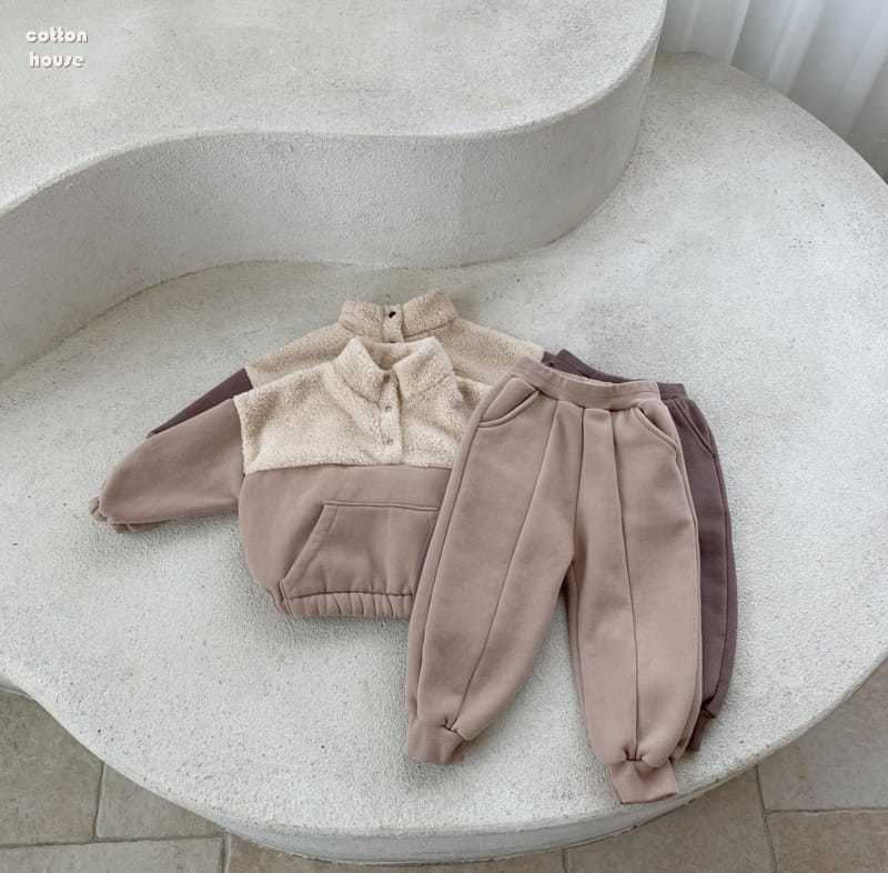 COTTON HOUSE - Korean Children Fashion - #Kfashion4kids - Color Top Bottom Set - 7