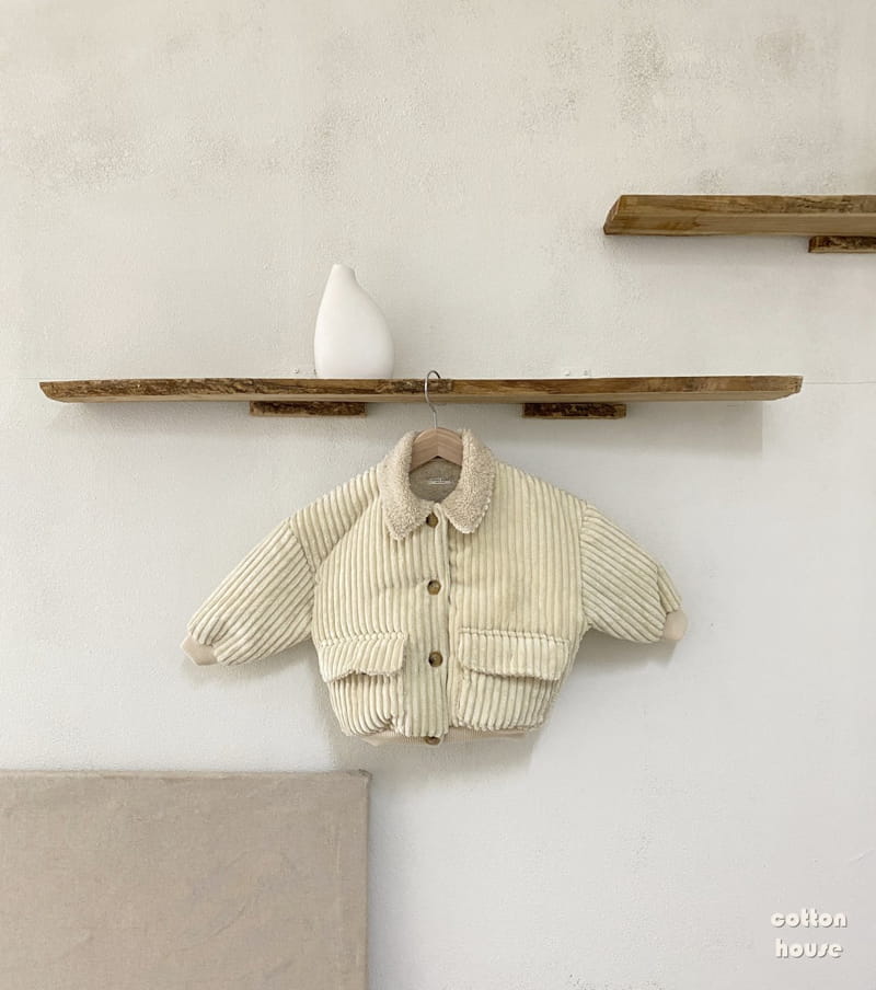 COTTON HOUSE - Korean Children Fashion - #Kfashion4kids - Fleece Rib Jumper - 2