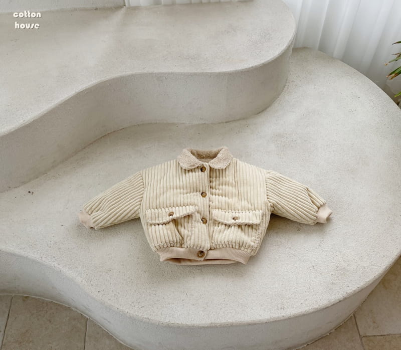 COTTON HOUSE - Korean Children Fashion - #Kfashion4kids - Fleece Rib Jumper - 3
