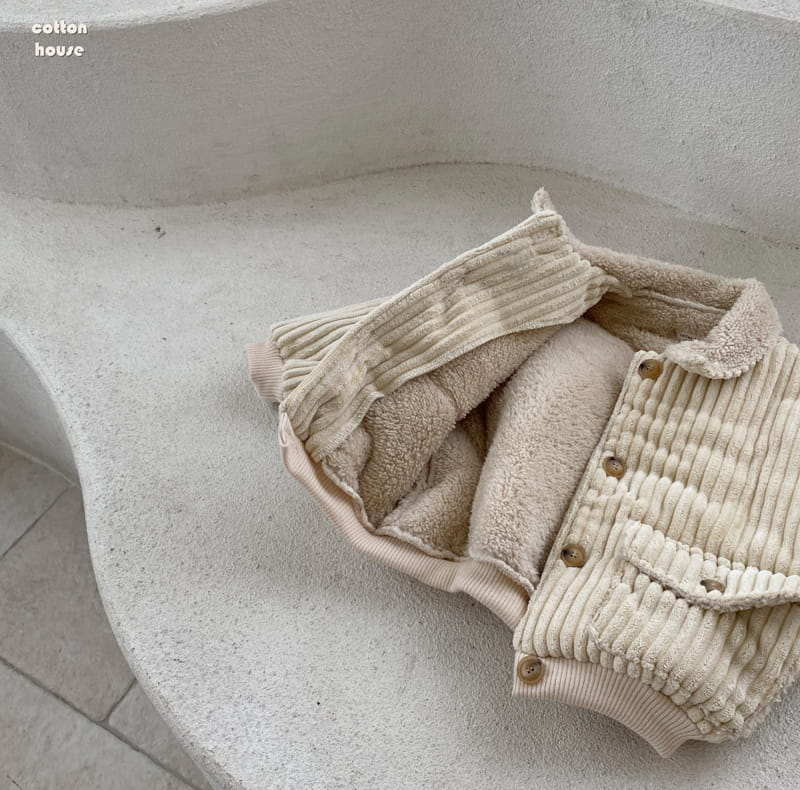 COTTON HOUSE - Korean Children Fashion - #Kfashion4kids - Fleece Rib Jumper - 4