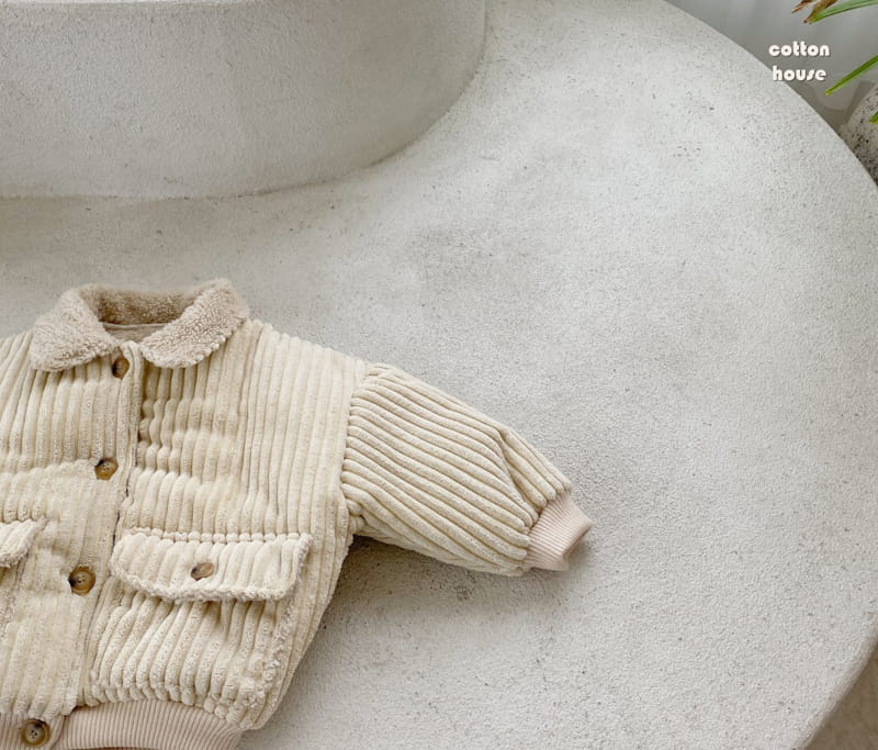 COTTON HOUSE - Korean Children Fashion - #Kfashion4kids - Fleece Rib Jumper - 6