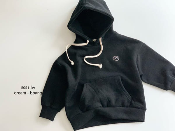 CREAM BBANG - Korean Children Fashion - #Kfashion4kids - Fleece Embroidery Hoody - 10