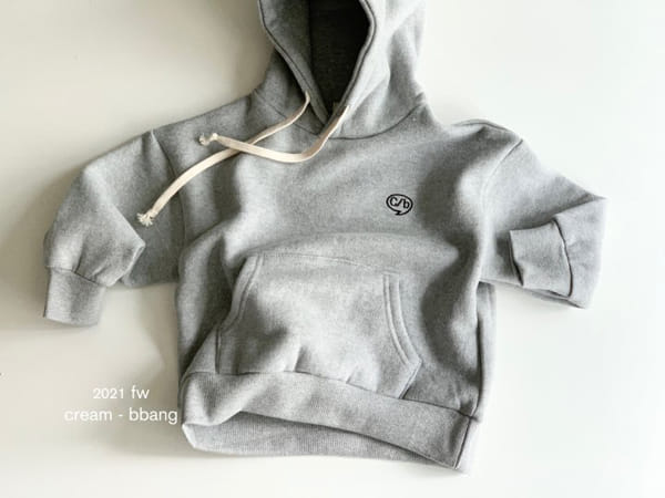 CREAM BBANG - Korean Children Fashion - #Kfashion4kids - Fleece Embroidery Hoody - 12
