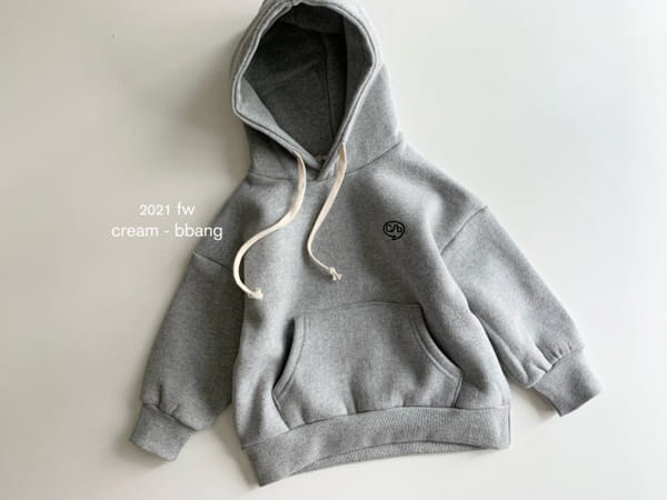 CREAM BBANG - Korean Children Fashion - #Kfashion4kids - Fleece Embroidery Hoody - 3