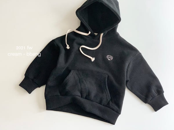 CREAM BBANG - Korean Children Fashion - #Kfashion4kids - Fleece Embroidery Hoody - 4