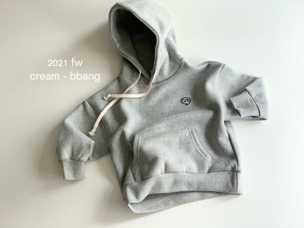 CREAM BBANG - Korean Children Fashion - #Kfashion4kids - Fleece Embroidery Hoody - 7