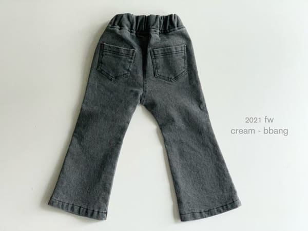 CREAM BBANG - Korean Children Fashion - #Kfashion4kids - Fleece Cotton Pigment Bootscut - 11