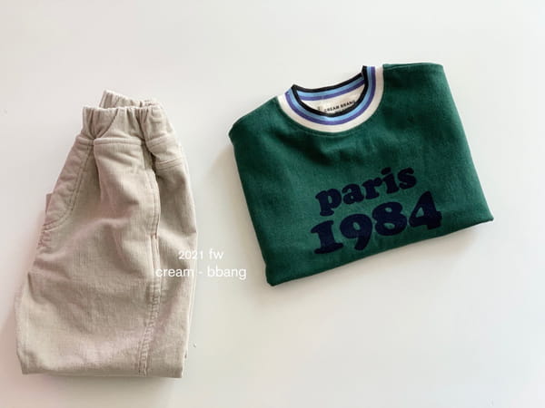 CREAM BBANG - Korean Children Fashion - #Kfashion4kids - Paris Huro King Single Tee - 10