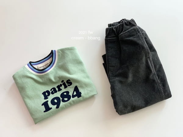CREAM BBANG - Korean Children Fashion - #Kfashion4kids - Paris Huro King Single Tee - 3