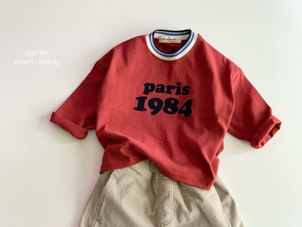 CREAM BBANG - Korean Children Fashion - #Kfashion4kids - Paris Huro King Single Tee - 5