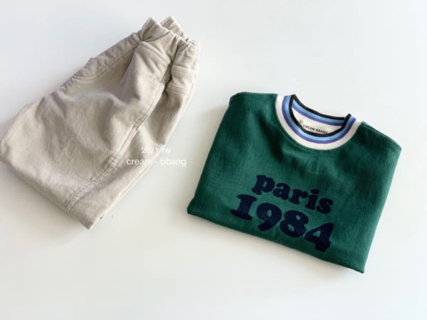 CREAM BBANG - Korean Children Fashion - #Kfashion4kids - Paris Huro King Single Tee - 7