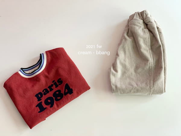 CREAM BBANG - Korean Children Fashion - #Kfashion4kids - Paris Huro King Single Tee - 9