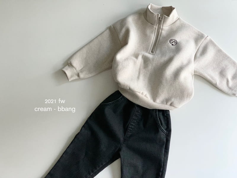CREAM BBANG - Korean Children Fashion - #Kfashion4kids - Anorak Embroidery Fleece Sweatshirt - 10