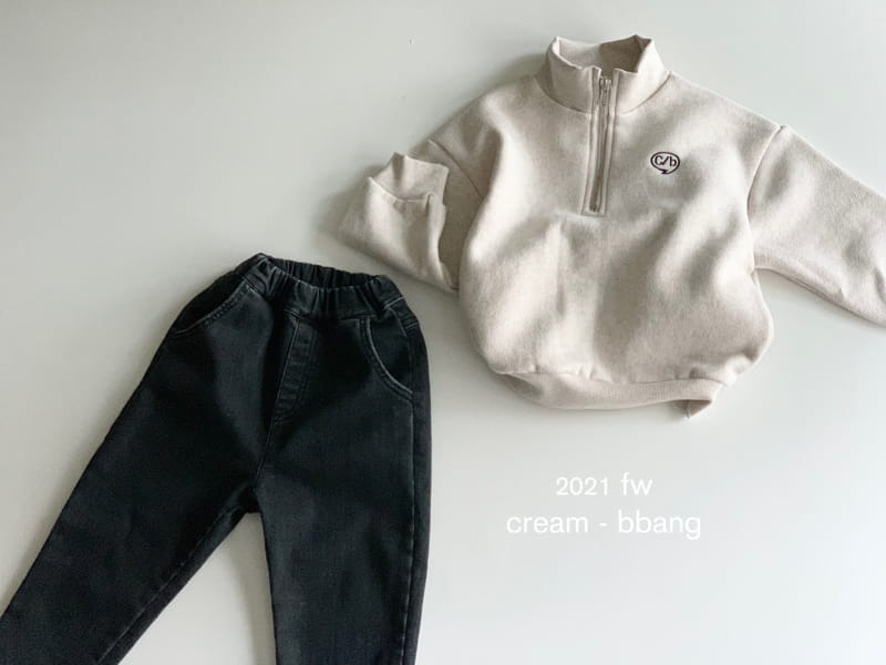 CREAM BBANG - Korean Children Fashion - #Kfashion4kids - Anorak Embroidery Fleece Sweatshirt - 4