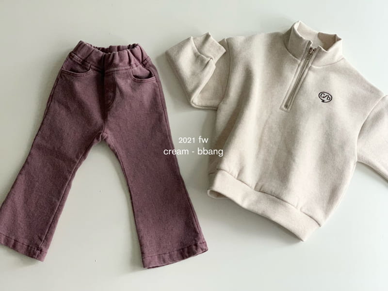 CREAM BBANG - Korean Children Fashion - #Kfashion4kids - Anorak Embroidery Fleece Sweatshirt - 6
