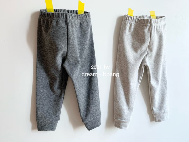 CREAM BBANG - Korean Children Fashion - #Kfashion4kids - Fleece Jogger Leggings - 11