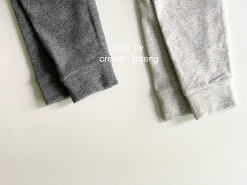 CREAM BBANG - Korean Children Fashion - #Kfashion4kids - Fleece Jogger Leggings - 4